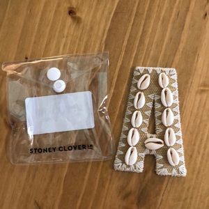 Blanc Shell Letter Patches